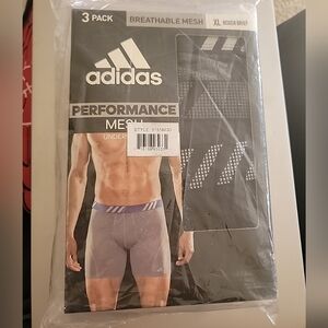 Adidas Black Performance Boxer Briefs